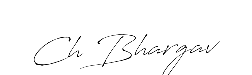 Ch Bhargav stylish signature style. Best Handwritten Sign (Antro_Vectra) for my name. Handwritten Signature Collection Ideas for my name Ch Bhargav. Ch Bhargav signature style 6 images and pictures png